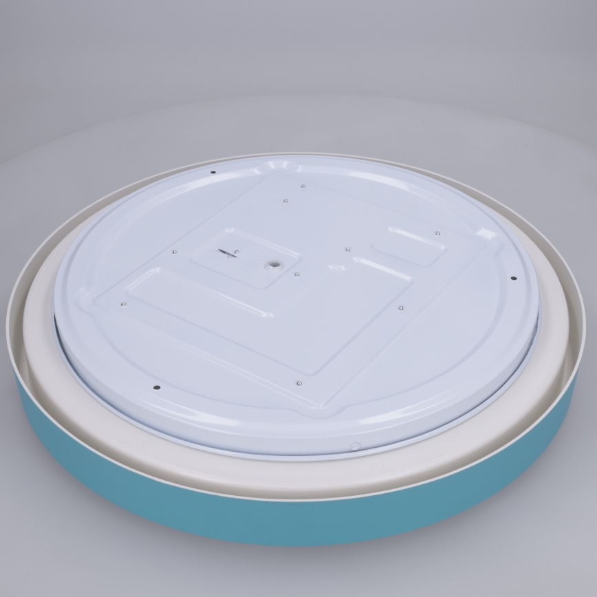 Brilagi - Candeeiro de teto com dimmer MATTEO LED/48W/230V 3000-6500K diâmetro 41 cm turquesa + comando remoto