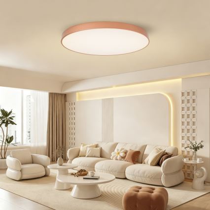 BRILAGI - Candeeiro de tecto LED dimerizável POOL SMART LED/128W/230V 100 cm 3000-6000K Wi-Fi Tuya bronze + controlo remoto