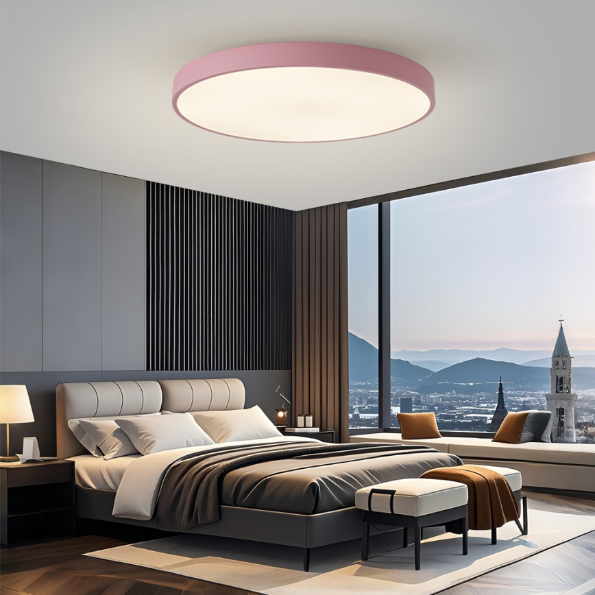 Brilagi - Luminária LED dimerizável POOL SMART LED/128W/230V Ø 100 cm 3000-6000K Wi-Fi Tuya + controlo remoto rosa