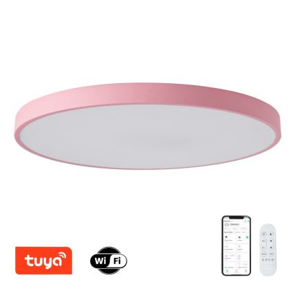 Brilagi - Luminária LED dimerizável POOL SMART LED/128W/230V Ø 100 cm 3000-6000K Wi-Fi Tuya + controlo remoto rosa