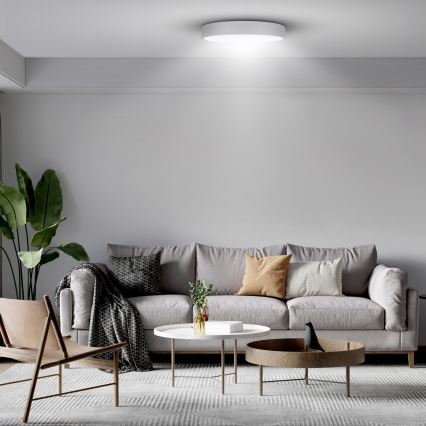 Brilagi - Luminária de teto LED dimerizável POOL SMART LED/48W/230V 40 cm 3000-6000K Wi-Fi Tuya + comando à distância branco