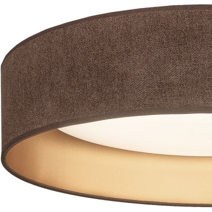 Brilagi - Candeeiro de tecto LED regulável VELVET SMARTIX LED/24 W/230 V 3000–6000 K Ø 45 cm castanho/dourado Wi‑Fi Tuya Beacon + controlo remoto