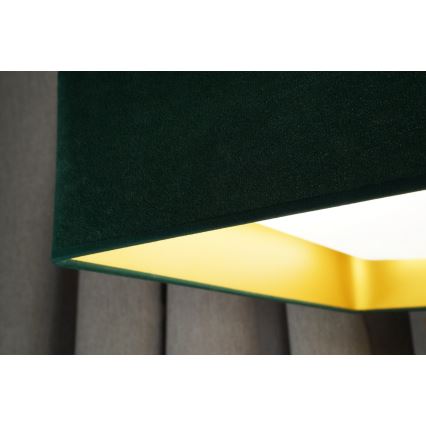 Brilagi - Plafon LED dimerizável VELVET SQUARE SMART LED/36W/230V 60x60 cm 2700-6500K Wi-Fi Tuya + controlo remoto verde