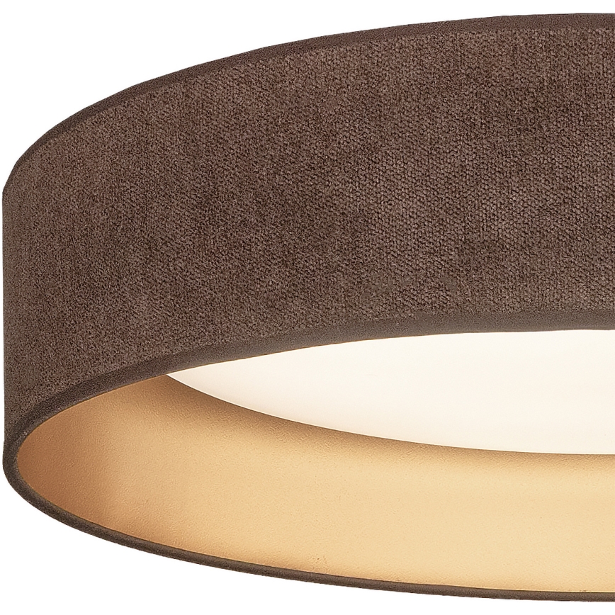 Brilagi - Luminária de tecto LED regulável VELVET SMART VARI LED/36W/230V 3000-6500K Ø 55 cm castanho/dourado + comando remoto