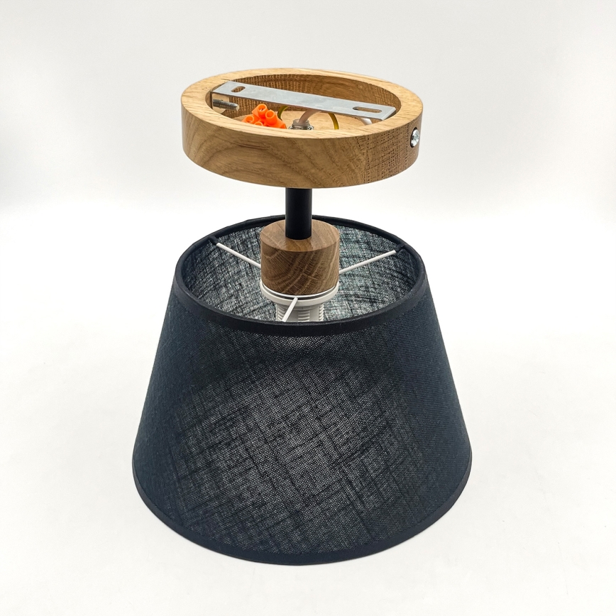 Brilagi - LED  Candeeiro integrado ANTHONY 1xE14/60W/230V carvalho/preto