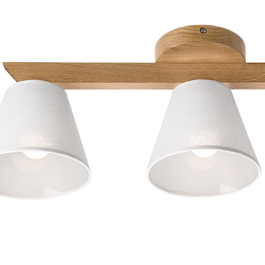 Brilagi - LED  Candeeiro integrado ANTHONY 3xE14/40W/230V carvalho/branco