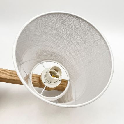 Brilagi - LED  Candeeiro integrado ANTHONY 3xE14/40W/230V carvalho/branco