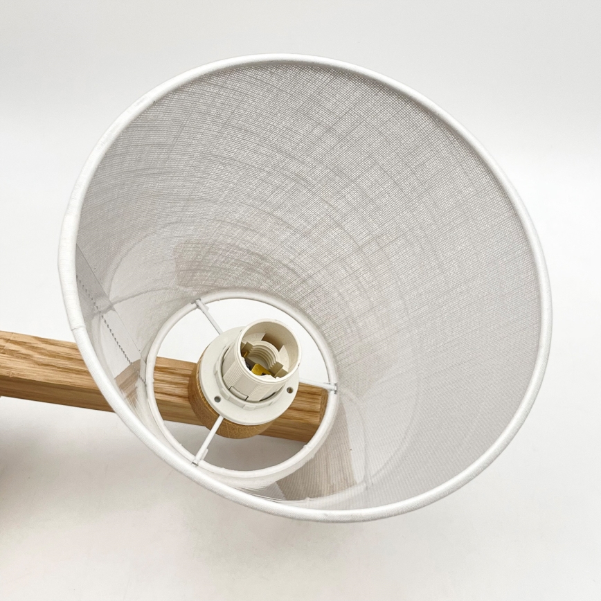 Brilagi - LED  Candeeiro integrado ANTHONY 3xE14/40W/230V carvalho/branco