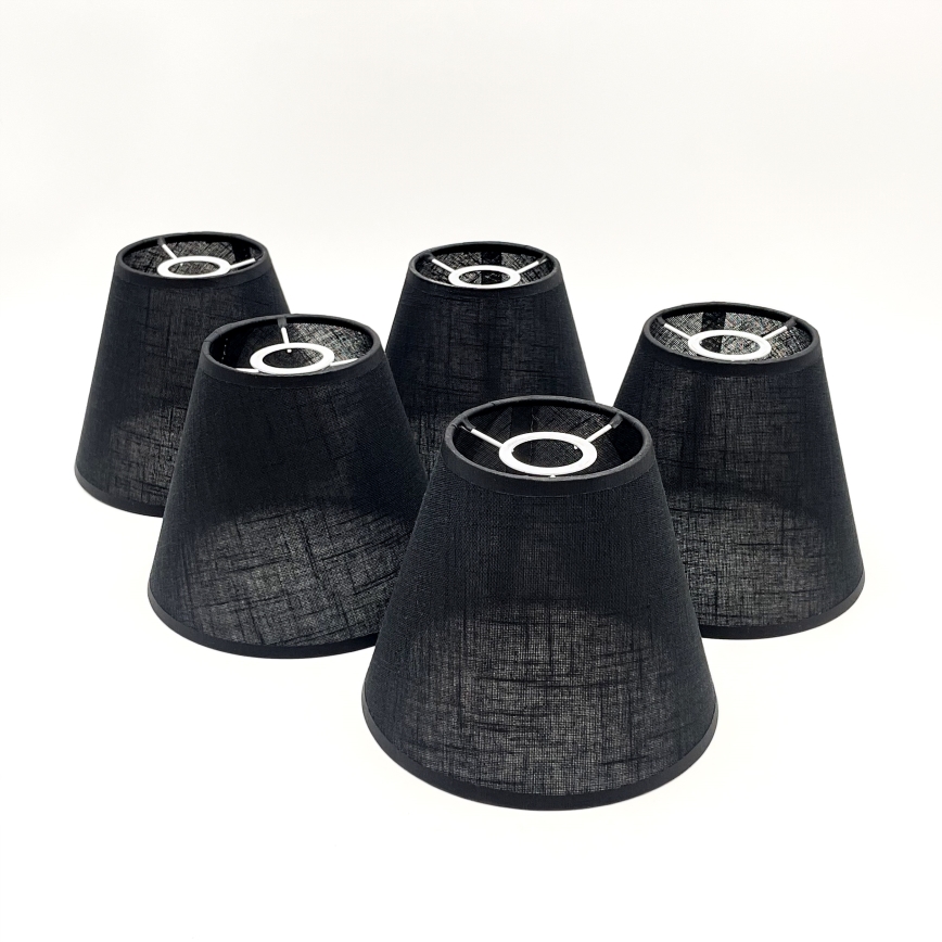 Brilagi - LED  Candeeiro integrado ANTHONY 5xE14/40W/230V carvalho/preto