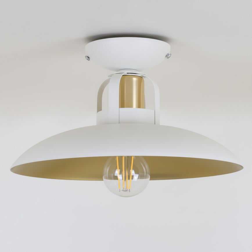 Brilagi - LED Candeeiro integrado FLAMENGO 1xE27/60W/230V branco