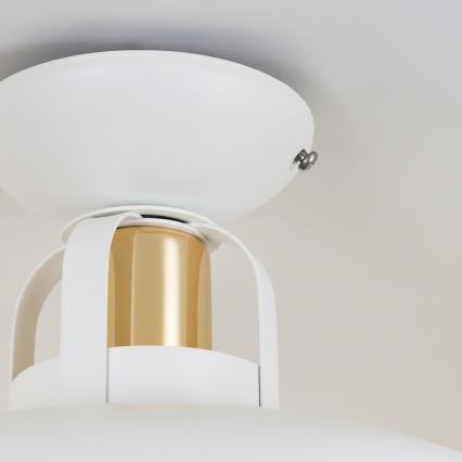 Brilagi - LED Candeeiro integrado FLAMENGO 1xE27/60W/230V branco