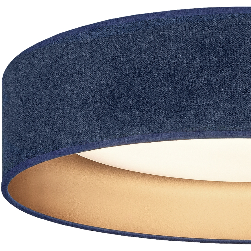 Brilagi - Luminária de tecto LED regulável VELVET SMARTIX LED/36W/230V 3000-6000K diâmetro 55 cm azul/dourado Wi-Fi Tuya Beacon + controlo remoto