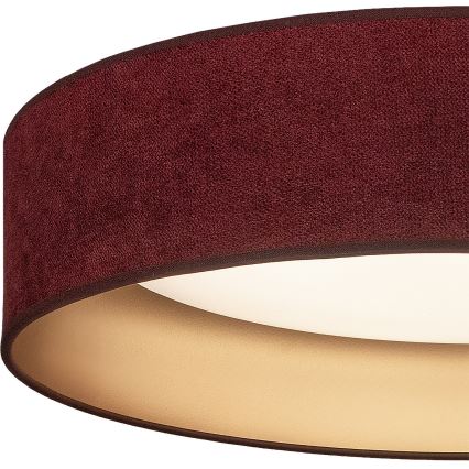 Brilagi - Luminária de teto LED dimerizável VELVET SMARTIX LED/36W/230V 3000-6000K Ø 55 cm vinho/dourado Wi-Fi Tuya Beacon + controlo remoto