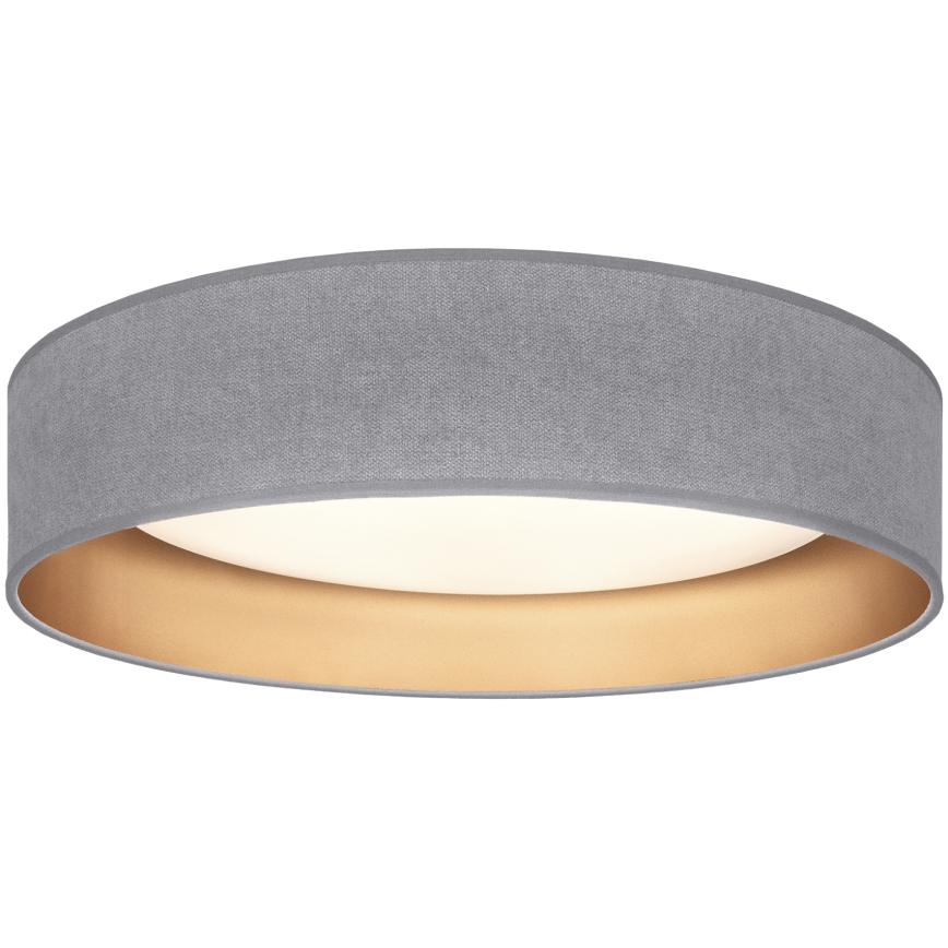 Brilagi - Candeeiro de tecto LED dimerizável VELVET SMARTIX LED/24W/230V 3000-6000K Ø 45 cm cinzento/dourado Wi-Fi Tuya Beacon + controlo remoto