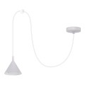 BRILAGI - LED Candeeiro pendente em cabo CONE SINGLE SPIDER 1xGX53/15W/230V branco