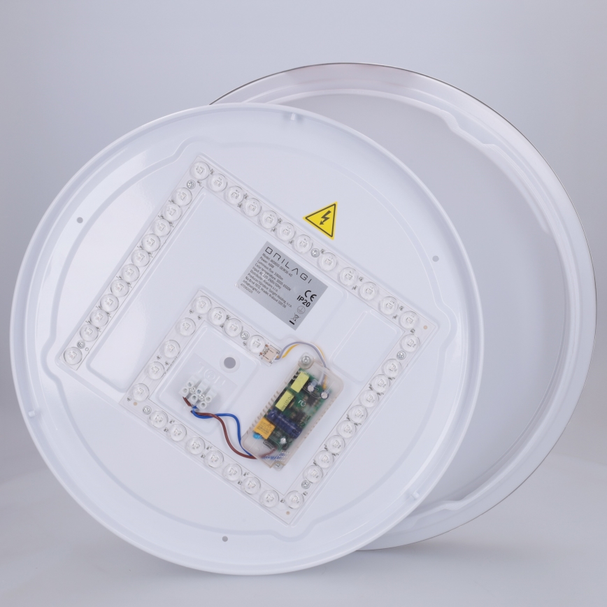 Brilagi - Candeeiro de teto LED dimável FANCIA LED/48W/230V 3000-6500K diâmetro 39 cm antracite + controlo remoto