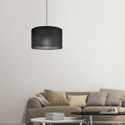 Brilagi - LED Candeeiro suspenso ANTHONY 1xE27/60W/230V carvalho/preto