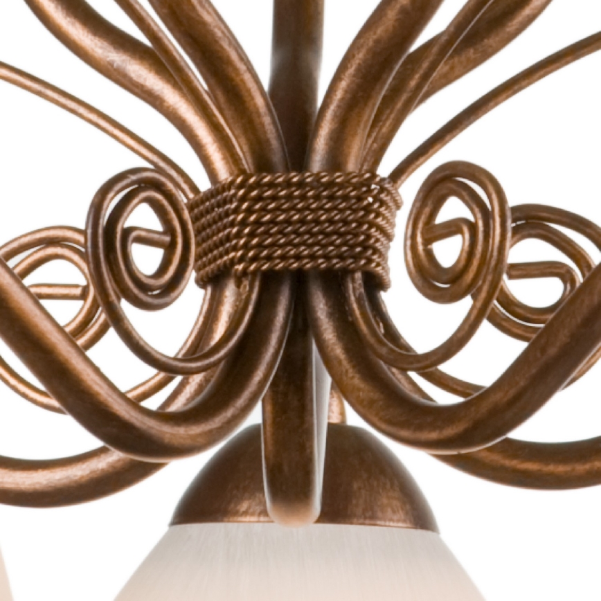 Brilagi - LED Candeeiro suspenso ANTICO 5xE27/60W/230V bronze pátina