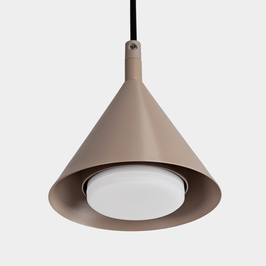 BRILAGI - LED Candeeiro suspenso com cabo CONE SINGLE 1xGX53/15W/230V bege