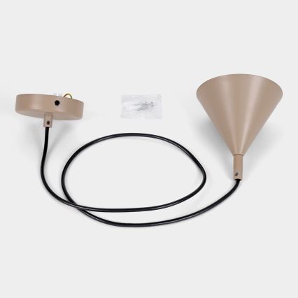 BRILAGI - LED Candeeiro suspenso com cabo CONE SINGLE 1xGX53/15W/230V bege