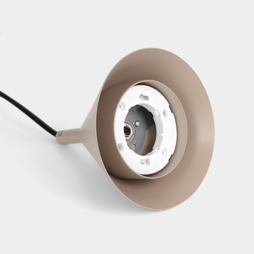 BRILAGI - LED Candeeiro suspenso com cabo CONE SINGLE 1xGX53/15W/230V bege