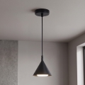 BRILAGI - LED Candeeiro suspenso com cabo CONE SINGLE 1xGX53/15W/230V preto