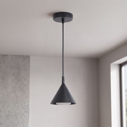 BRILAGI - LED Candeeiro suspenso com cabo CONE SINGLE 1xGX53/15W/230V preto