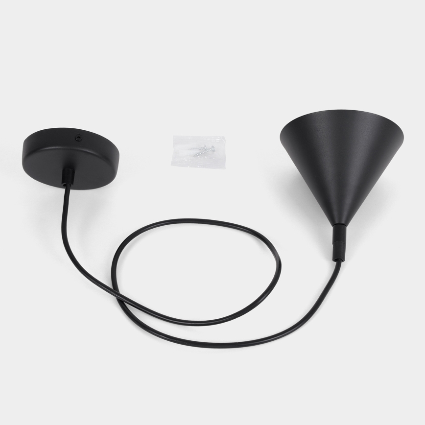 BRILAGI - LED Candeeiro suspenso com cabo CONE SINGLE 1xGX53/15W/230V preto