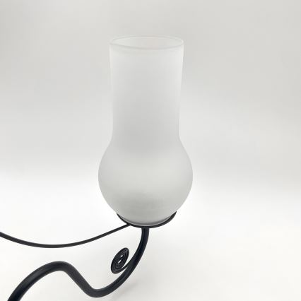 Brilagi - LED Candeeiro suspenso COTTAGE 3xE14/40W/230V preto/branco