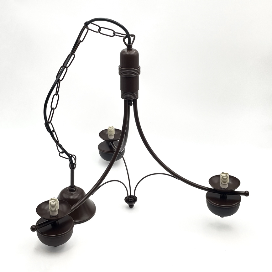 Brilagi - LED Candeeiro suspenso COTTAGE 3xG9/40W/230V carvalho/branco