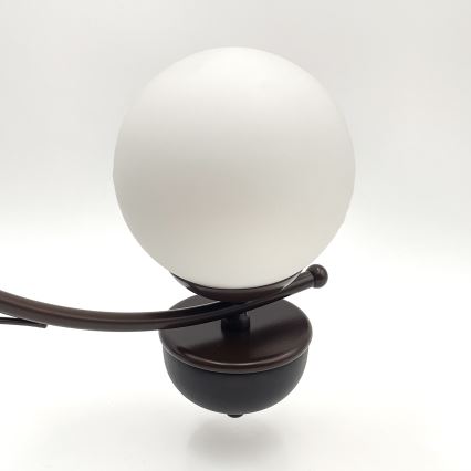 Brilagi - LED Candeeiro suspenso COTTAGE 3xG9/40W/230V carvalho/branco