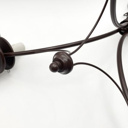 Brilagi - LED Candeeiro suspenso COTTAGE 3xG9/40W/230V carvalho/branco