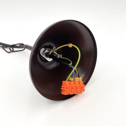 Brilagi - LED Candeeiro suspenso COTTAGE 3xG9/40W/230V carvalho/branco