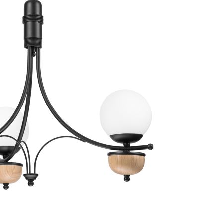 Brilagi - LED Candeeiro suspenso COTTAGE 3xG9/40W/230V faia/branco