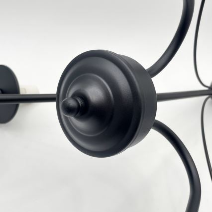 Brilagi - LED Candeeiro suspenso COTTAGE 3xG9/40W/230V preto/branco