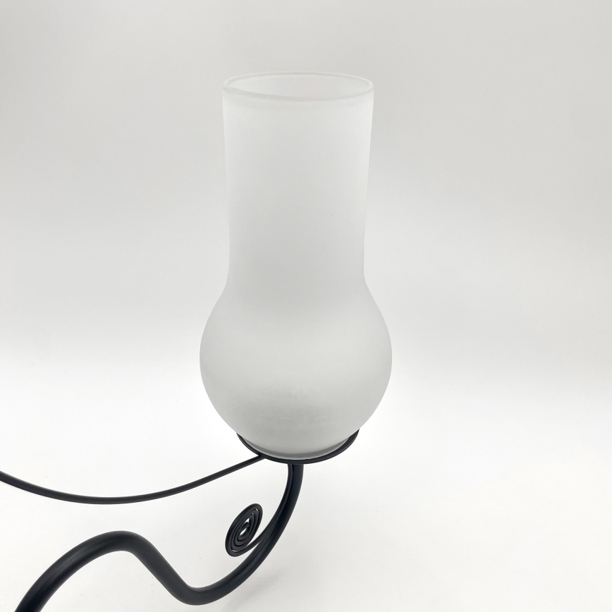 Brilagi - LED Candeeiro suspenso COTTAGE 5xE14/40W/230V preto/branco