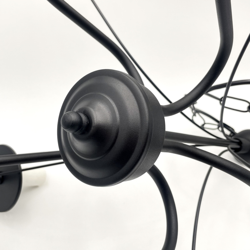 Brilagi - LED Candeeiro suspenso COTTAGE 5xE14/40W/230V preto/castanho