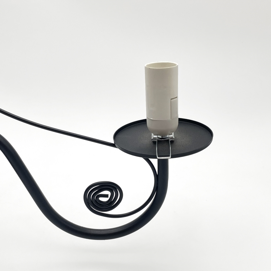 Brilagi - LED Candeeiro suspenso COTTAGE 5xE14/40W/230V preto/castanho