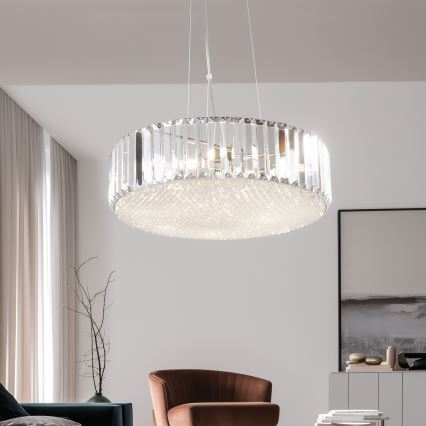 Brilagi - LED Candeeiro suspenso de cristal GLAMOUR 5xG9/42W/230V