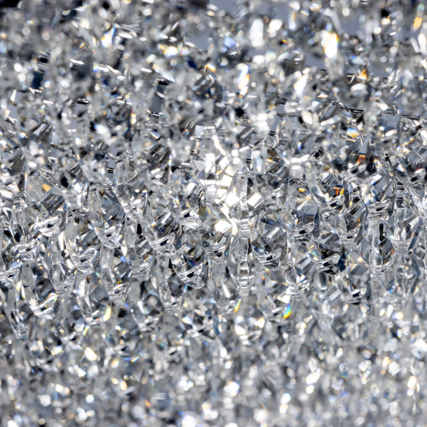 Brilagi - LED Candeeiro suspenso de cristal GLAMOUR 5xG9/42W/230V