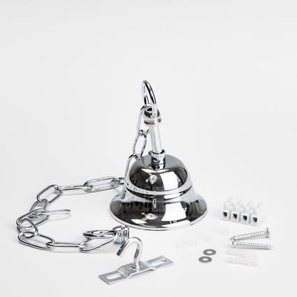 Brilagi - LED Candeeiro suspenso de cristal MOZART 4xE14/40W/230V cromado brilhante