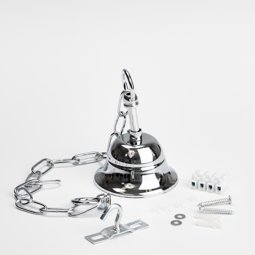 Brilagi - LED Candeeiro suspenso de cristal MOZART 5xE14/40W/230V cromado brilhante