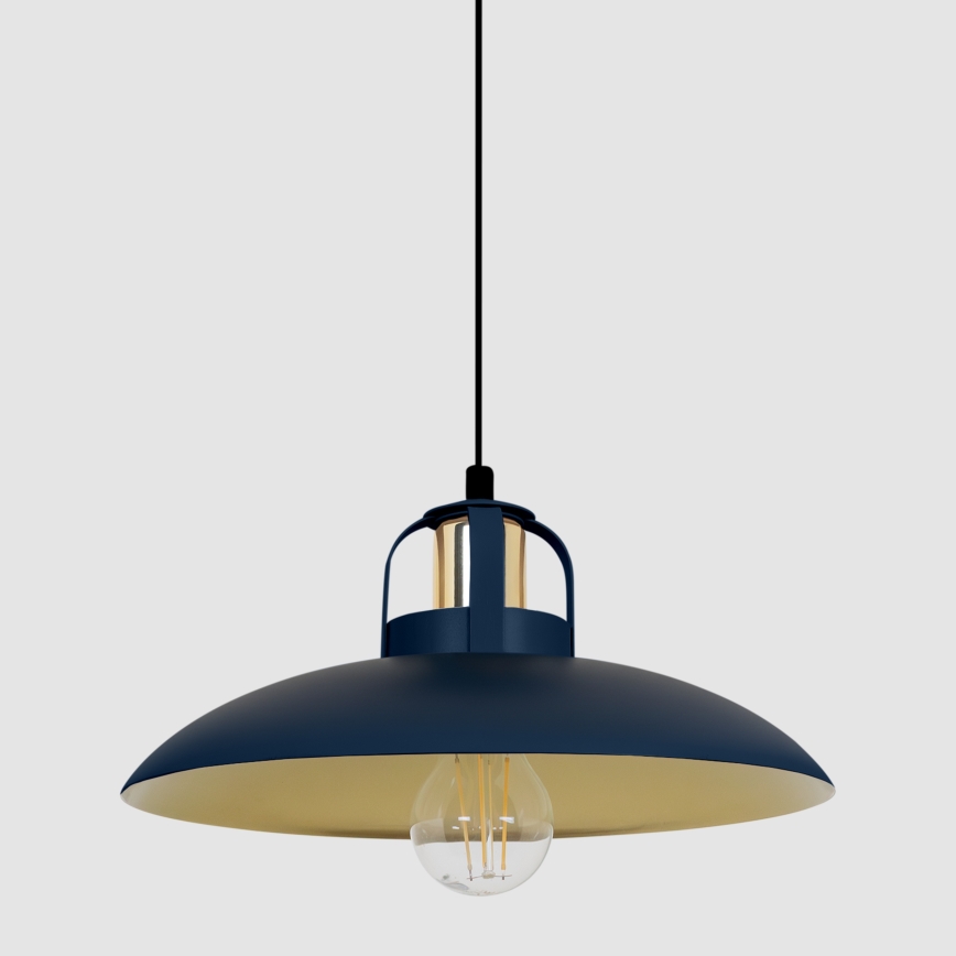 Brilagi - LED Candeeiro suspenso FLAMENGO 1xE27/60W/230V azul