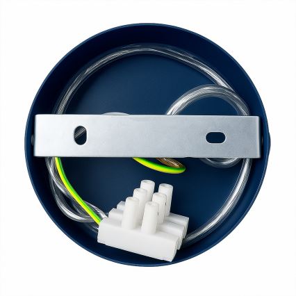 Brilagi - LED Candeeiro suspenso FLAMENGO 1xE27/60W/230V azul