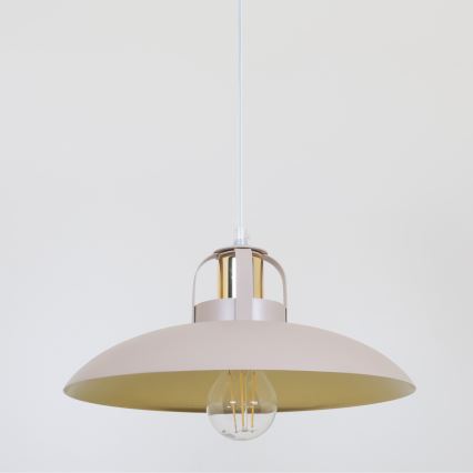 Brilagi - LED Candeeiro suspenso FLAMENGO 1xE27/60W/230V bege