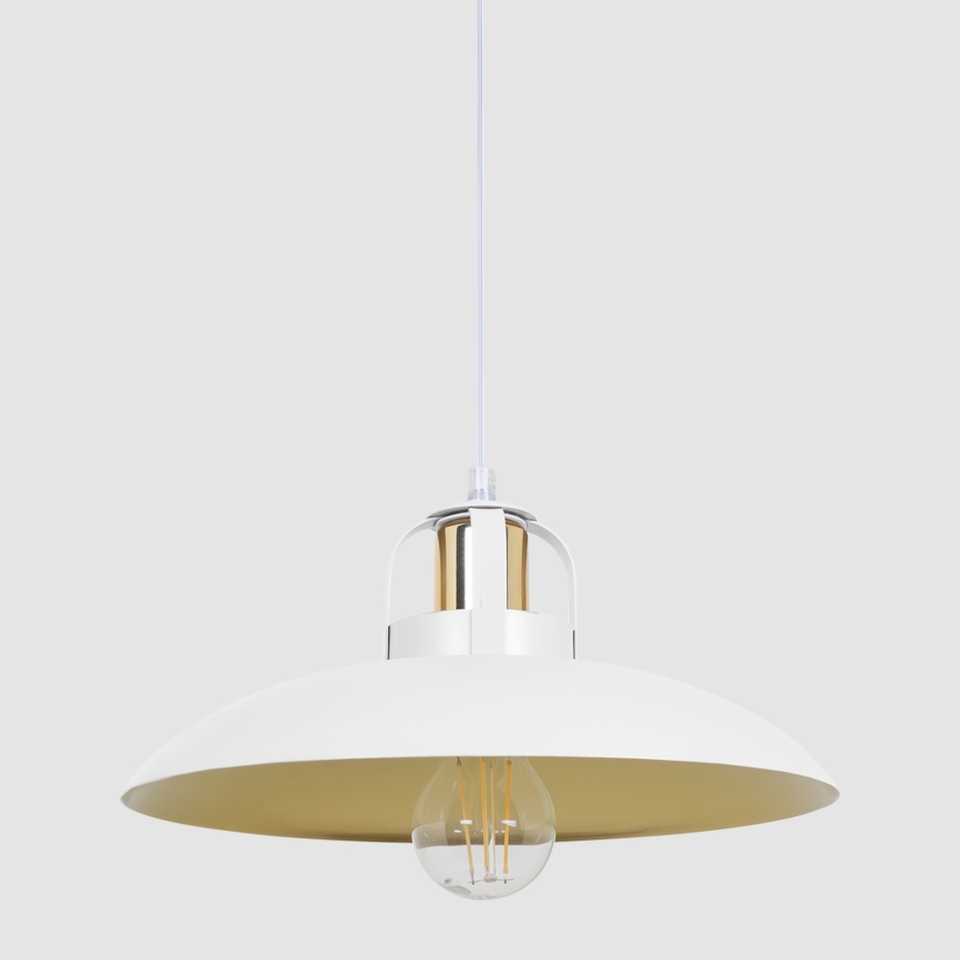 Brilagi - LED Candeeiro suspenso FLAMENGO 1xE27/60W/230V branco