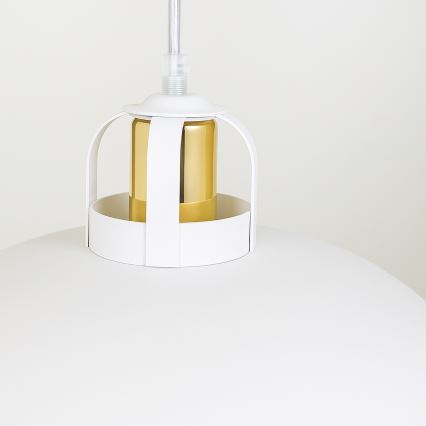 Brilagi - LED Candeeiro suspenso FLAMENGO 1xE27/60W/230V branco