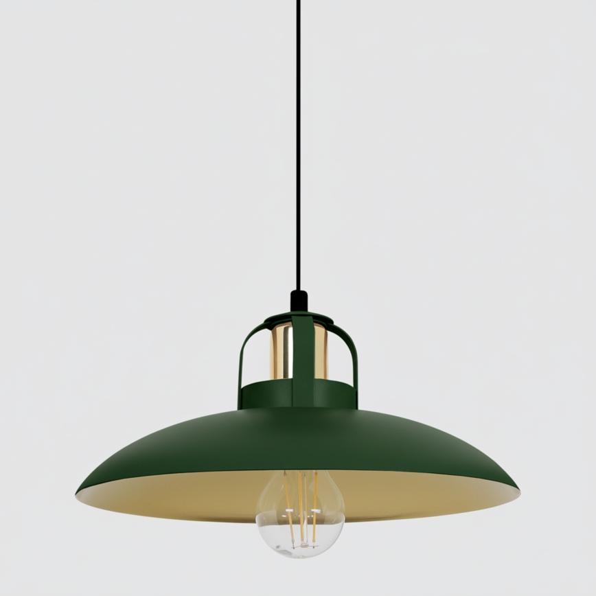 Brilagi - LED Candeeiro suspenso FLAMENGO 1xE27/60W/230V verde