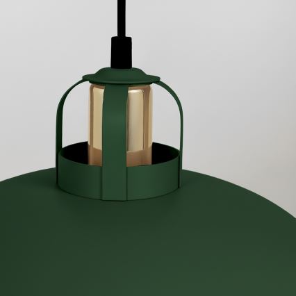 Brilagi - LED Candeeiro suspenso FLAMENGO 1xE27/60W/230V verde