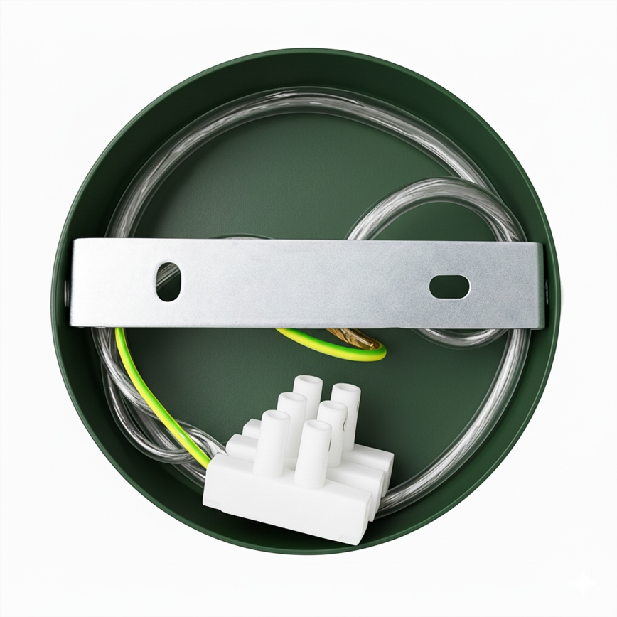 Brilagi - LED Candeeiro suspenso FLAMENGO 1xE27/60W/230V verde